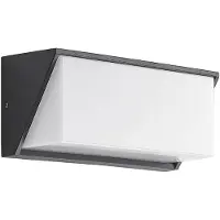 LINDBY LED Aussenwandleuchte Malim , schwarz, Aluminium, Modern, LED Wandleuchte außen