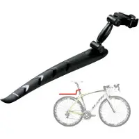 Massi & Stracke Massi Cm-305 Road Quick Release Heckschutzblech Schwarz Schwarz One Size