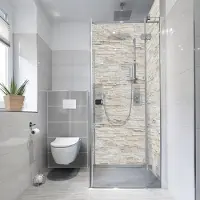 MySPOTTI Duschrückwand Fresh Bruchsteinwand Verblender 210 x 100 cm FSF31398