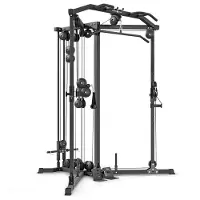 Marbo-sport Freihantel-Trainingsstation mit oberem und unterem Seilzug MS-W106 2.0 –