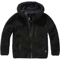 Brandit Teddy Jacke Schwarz 134-140 cm Jungen,Mädchen Schwarz 134-140 cm