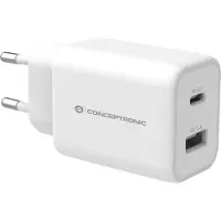 Conceptronic ALTHEA 2-Port 33W USB PD-PPS-Ladegerät, QC 3.0, Drinnen, AC, 3,3 V, Weiß