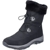 Rieker Damen Schneestiefel M9683-00 schwarz 39