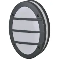 Osram ENDURA CLASSIC ORBICK W Außenleuchte, Wandleuchte, E27-Fassung, dunkelgrau, Aluminium, schnelle & einfache Installation, mattierter Diffusor, IP65 Schutzklasse, Anwendung im Außenbereich
