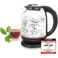 Emerio Wasserkocher mit Temperaturregelung 1,7 Liter – LED-Beleuchtung – 2200W – WK-119255.5