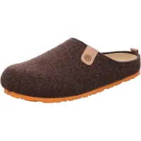 Rohde Herren Pantoffel Hausschuh Softfilz Napoli-H 6900, Größe:42 EU, Farbe:Braun