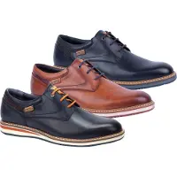 Pikolinos AVILA Herrenschuhe - bequeme Schnür Halbschuhe blau Elegant NEU