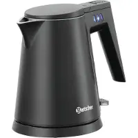 Bartscher 200111, 0,6 l, 800 W, Schwarz, Kunststoff, Edelstahl