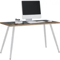VCM Schreibtisch Computertisch Bürotisch Skandanivischer Retro Look Salia 110x50 cm