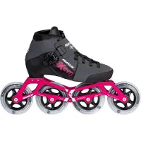 Powerslide Triple X Evo Adjustable Kinder-inlineskates Grau,Rosa EU 31-34 Kinder Grau,Rosa EU 31-34