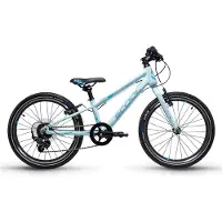 S'Cool 20 Zoll Kinderfahrrad liXe, 7 Gang, V-Brake, Aluminiumrahmen, Schutzbleche, Reflektoren, Sky Blue/Blue, 115–130 cm ab 6 J.