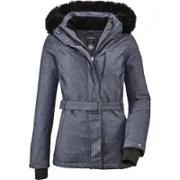 Killtec - Damen Funktionsjacke mit abzippbarer Kapuze und Schneefang, Wasilla WMN Ski JCKT I (36110), Größe:38, Farbe:Denim (00885)