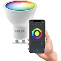 Calex Smart LED-Spot, GU10, PAR16, RGB & Warmweiß, WiFi, Dimmbar, Weiß