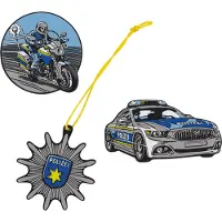 Scout Schulranzen-Zubehör Funny Snaps Move 3er Set Blue Police blau