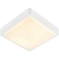 SLV Wand/Deckenleu. AINOS SQUARE 1003449 17W 1300lm 3000/4000K IP65 weiß