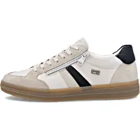 Remonte Schnürhalbschuhe in weiss/weiss kombi, Gr. 41