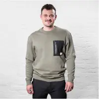Stier Heavy Crew Sweater duty organic Baumwolle XXL olive