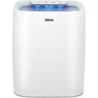 Ideal - Luftreiniger AP35 bis zu 45m² mit HEPA Filter und Geruchsfilter, CADR 330m³/h gegen Feinstaub, Pollen, Allergene, Bakterien, Schimmelsporen, Zigarettenrauch, Gerüche - für zuhause