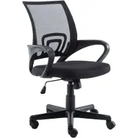 DELUKE Bürostuhl PARIS - 88x56x54, Schwarz | Kunstleder | Kunststoff Gestell | ergonomische Bürostühle Homeoffice Stuhl mit Rollen
