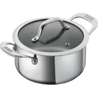 Kuhn Rikon Kochtopf mit Glasdeckel 2,3 Ltr. 18 cm Edelstahl