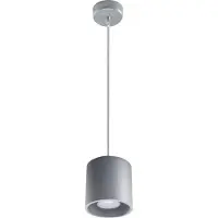 Licht-Erlebnisse Pendelleuchte Modern "Roda" Grau Aluminium Hängelampe Wohnzimmer Esszimmer Esstisch
