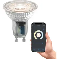 Calex Smart LED-Spot, GU10, PAR16, Warmweiß, WiFi, Dimmbar, Glas