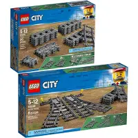 LEGO 60205 60238 City 2er Set Schienen + Weichen