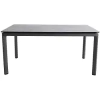 Royal Garden Alutapo Dining Tisch Aluminium/HPL 160x95 cm