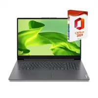 Lenovo Notebook V17-G4 - Intel U300 - 8GB DDR4-RAM - 512GB SSD - Windows 11 Pro + MS Office 2024 Pro - 44cm (17.3") Full HD