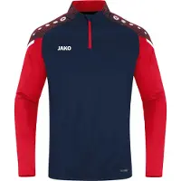 Jako Performance Ziptop Herren - Marine / Rot