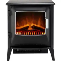 Dimplex Lucia Elektrokamin mit Heizung, LED Flammen, Ofen Optik, inkl. Fernbedienung