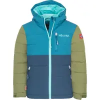 TROLLKIDS Hemsedal Kinder Skijacke XT mit Kapuze blau 128