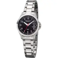 Regent Armbanduhr Damen Metall Analog Uhr silber Metallarmband URBA788
