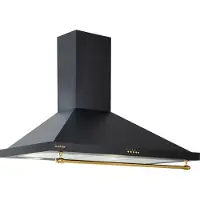 Klarstein Dunstabzugshaube 90cm, Abluft-Dunstabzugshaube mit RGB-LEDs, Leistungsstarke Abzugshaube Leise, 591,5 m³/h Luftstrom, Wandhaube mit Aluminium-Fettfilter & 3 Leistungsstufen, Dunstabzug 90 cm