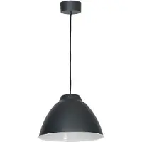Licht-Erlebnisse Pendelleuchte Loft "Works 2" Dunkelgrau Metall Hängelampe Wohnzimmer Esszimmer Esstisch