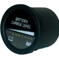 Quality-Batteries Q-Batteries Ladezustandsanzeige 12V, 24V, 36V, 48V by S.P.E. indicator ULBF52R für Säure Batterie, inkl. Verriegelungsrelais
