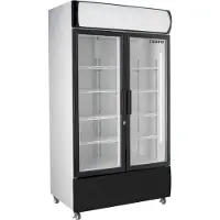 Saro GTK 580, Merchandiser Kühlschrank, Freistehend, Schwarz, Weiß, Kunststoff, Stahl, Stahl, Nebeneinander