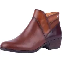 Pikolinos Damen Stiefelette Leder Ankle Boot Reißverschluss Daroca HAW1U-8732, Größe:40 EU, Farbe:Braun
