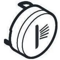 Hansgrohe 92578610 Durckknopf Symbol Seitenbrause