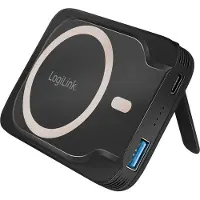 Logilink Kabelloses Induktions-Ladegerät 5.000 mAh schwarz