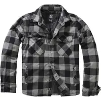 Brandit Lumber Jacket black+charcoal Gr. 5XL