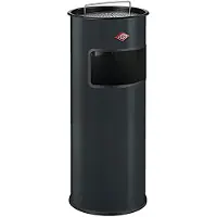 Wesco 150601-60 Standascher 30 in ANTHRAZIT mit Sieb und 30 Liter Abfallvolumen / Mülleimer / Ascher