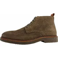 Marc O'Polo Marc OߴPolo Herren Schnürschuhe aus Veloursleder elegant, Schwarz (Dark Taupe),