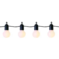 Star Trading Best Season LED-Party Light, 20-teilig warm white LED, Farbe weiss, Kabel grün, outdoor, 476-13