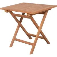 DeVries Teakholz Klapptisch Woodie 80 x 60 cm - eckig