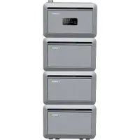Growatt NEXA 2000 All in one Speicher(2048WH) mit 3 Erweiterungsakku, Einfache Installation, Balkonkraftwerke, IP66