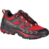 La Sportiva Ultra Raptor II JR, Mountain Hiking Footwear, 27, Carbon/Goji (Grey) -