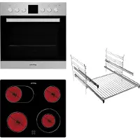 Privileg SET PV520 IN, Keramik, 4 Zone(n), Glaskeramik, Schwarz, Touchsteuerung, 58 cm