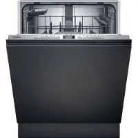 Siemens iQ300 SN63EX06UE, Voll integriert, Standardgröße (60 cm), Edelstahl, Weiß, Tasten, 1,75 m
