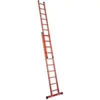 Iller-Leiter Iller Vollkunststoff Schiebeleiter 2x8 Sprossen